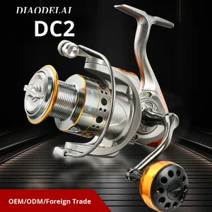 Moulinet <span class=keywords><strong>de</strong></span> pêche à ligne entière en métal Diao <span class=keywords><strong>De</strong></span> Lai DC, moulinet à main gauche, canne à pêche en mer, équipement <span class=keywords><strong>de</strong></span> pêche - Product Image 2