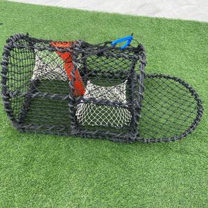 Cadre <span class=keywords><strong>en</strong></span> acier inoxydable Creel avec filet PE piège de pêche multifilament pour homard crabe poisson crevettes pour l'aquaculture et l'agriculture - Product Image 3