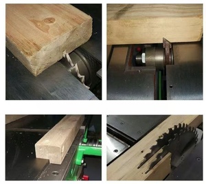 Grande dégauchisseuse électrique à plateau large de 155 mm pour le bois - Product Image 3