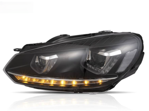VLAND LED Headlamp Assembly for Golf 6 MK6 2010-2014 Sequential Front Headlights - Product Image 2