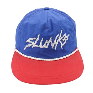 Wholesale Custom Logo Snapback Sport Hats <b>Men</b> <b>Baseball</b> Rope <b>Cap</b> - Product Image 1