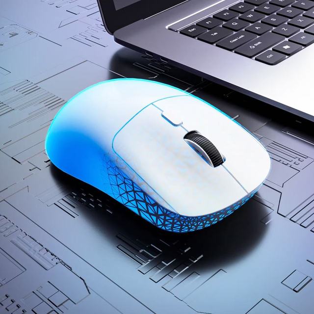 2025 New Model S203 Game Office Universal Ergonomic Lightweight Mechanical 3mode Connection 3speed DPI Adjustment Wireless Mouse