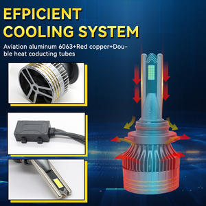 Bombilla LED para Faros Delanteros de Coche, Doble Tubo de Cobre, Alta Potencia 120W, Chip 3570, H1 H4 H11 881 9006, Impermeable, Accesorios para Coche - Product Image 4