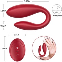 Beliebter Paar-Vibrator mit Fernbedienung, Doppel-Vibratoren, Tragbarer Dildo, Vagina-Klitoris-Stimulator, Vibrator-Sexspielzeug für Frauen