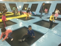 Trampolín Rectangular de Fitness para interiores/exteriores Unisex personalizado con materiales de PP de acero plástico