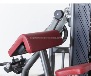 Máquina Curl de Tríceps y Bíceps Sentados para Entrenamiento de Fuerza Deportiva, Equipo de Gimnasio de Acero, Pin Cargado, Artículo de Entrenamiento de Fuerza, 1 Unidad - Product Image 6