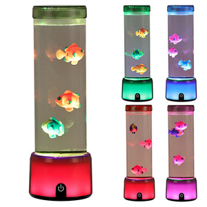 Lampe de méduse alimentée par USB à LED en plastique à dôme circulaire nouvellement conçue avec un éclairage d'ambiance romantique à changement de couleur - Product Image 5
