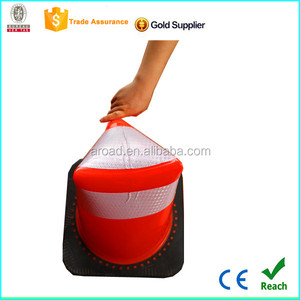 Cono de Tráfico de PVC Naranja de 70 cm (28 Pulgadas) de Buena Calidad al por Mayor - Product Image 5