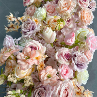 Promise Floral Supplies Centres de table Boule de fleurs Toile de fond Artificielle Rose Rose Fleurs Boule Décoration d'événement
