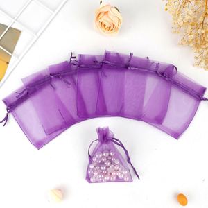 Sacs en organza, sacs cadeaux pour bijoux, sacs pour cadeaux de fête avec cordon de serrage - Product Image 2