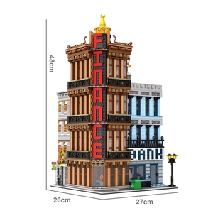 Jie Star SJ1118 2026 MOC Centro Financiero, Modelo de Banco, Ladrillos de Construcción, Juguetes de Paisaje Urbano, Regalos para Adultos - Product Image 6