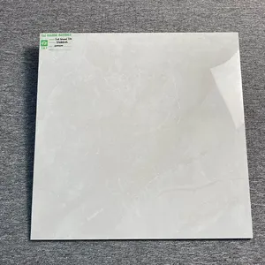 60x60 Глянцевая белая серая фарфоровая керамическая плитка для стен и пола, керамическая мраморная плитка