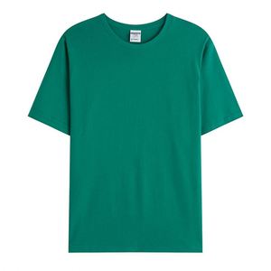 Custom 190gsm <b>Tshirt</b> Heavyweight Regular Fit <b>Tshirt</b> 100% Cotton Embroidered Round Neck Men's T-shirt - Product Image 3