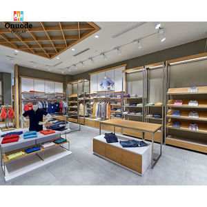 Custom Heavy Duty Eco-Friendly Clothing Display Rack | Wall-Mounted Retail Cabinet Metal Shelves | Shoe <b>Hat</b> Island <b>Stand</b> | - Product Image 1