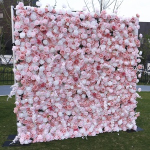 Factory-customized <b>Artificial</b> <b>Flower</b> <b>Wall</b> <b>Artificial</b> <b>Flower</b> Decorations Birthday Wedding and Party Decoration Backgrounds - Product Image 2