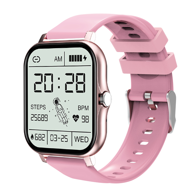1.81inch 180mah Smart Watch Men Women for Android IOS Phone Waterproof Heart Rate Tracker Blood Pressure Oxygen Sport Smartwatch