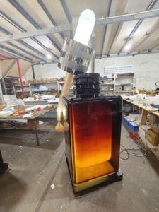 Acrylic factice 2.2 mét cao khổng lồ Dummy di chuyển chất lỏng mô phỏng hiển thị Prop - Product Image 3