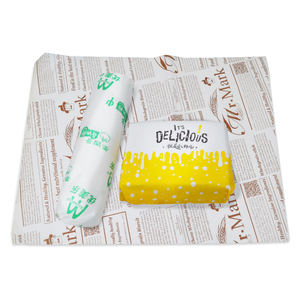 Carta pergamena colorata fogli di carta per alimenti oleati a prova di Sandwich Wrap Wax Deli per biscotti fatti a mano Carmels - Product Image 4