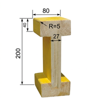 High Strength LVL Pine H20 Timber Beam Waterproof Wood Beam Concrete Shuttering Formwork Construction Support