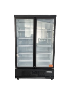 <span class=keywords><strong>Congélateur</strong></span> <span class=keywords><strong>vertical</strong></span> commercial de luxe avec refroidissement par air, sans givre, 2 portes, étagères réglables pour le stockage de la viande - Product Image 2