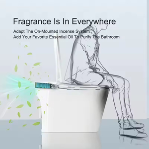 Inodoro Inteligente Integrado de Cerámica con Descarga Automática por Inducción, Directo de Fábrica, para Proyectos Hoteleros - Product Image 2