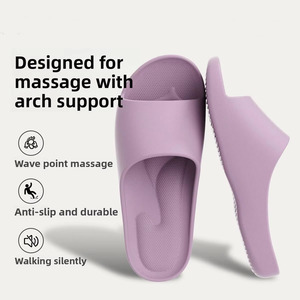 Sandales <span class=keywords><strong>orthopédiques</strong></span> d'été en EVA à bout ouvert pour femmes, antidérapantes, massantes, avec soutien de la voûte plantaire, pour soulager les douleurs aux pieds - Product Image 2