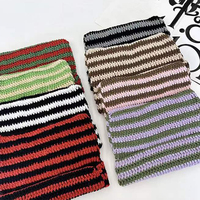 Personnalisé Y2K surdimensionné bonnets hommes et femmes de haute qualité 100% acrylique épais tricoté chat renard oreille mignon bonnet chapeau pour l'hiver chaud