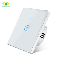 2025 Tuya Smart Home 10A Max. Interrupteur mural intelligent Wi-Fi Zigbee 1/2/3/4 gangs en verre trempé pour chauffe-eau, compatible Smart Life