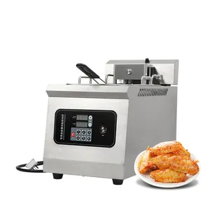 Hot Sale Commerical Electric Automatic Basket Lift 14l 28L Countertop Deep Fryer automatic lifting precise time and temperature