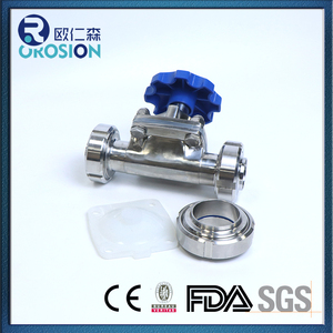 Gemu Vanne à membrane 304 316 TC Diaphragme Bague d'étanchéité Plaques de valve 1 "Diaphragme manuel en acier inoxydable