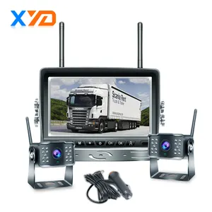 Solarmagnetkamera 7 Zoll Auto-IPS-Monitor drahtloser DVR-Kit Lkw-Anhänger RV-Kamera Lkw-Kamerasystem drahtloser Monitor