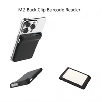 Escáner de Código de Barras USB Effon M2 Ultrafino de Grado Industrial 1D/2D con Clip Trasero para Android/iOS/PDA para Escaneo en Almacenes Logísticos