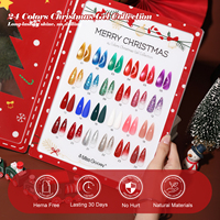 Missgooey HEMA TPO Free, ensemble de vernis à ongles en gel de Noël 24 couleurs, gel UV solide à effet œil de chat, gel personnalisé, cadeau de Noël et de Nouvel An