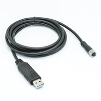Cable de Comunicación Serial RS232/RS485 con Conector de Aviación M8 a USB2.0 de 1.8M y Conductor de Cobre