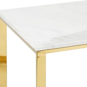 Table d'appoint carrée moderne en marbre artificiel Base de bar en métal Meubles de maison d'hôtel pour le salon Tables <span class=keywords><strong>à</strong></span> <span class=keywords><strong>manger</strong></span> <span class=keywords><strong>à</strong></span> des fins décoratives - Product Image 5