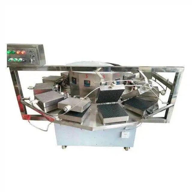 800-1000 pcs/h salida Gas calefacción cono de helado waffle máquina para hacer galletas/máquina para hacer gofres