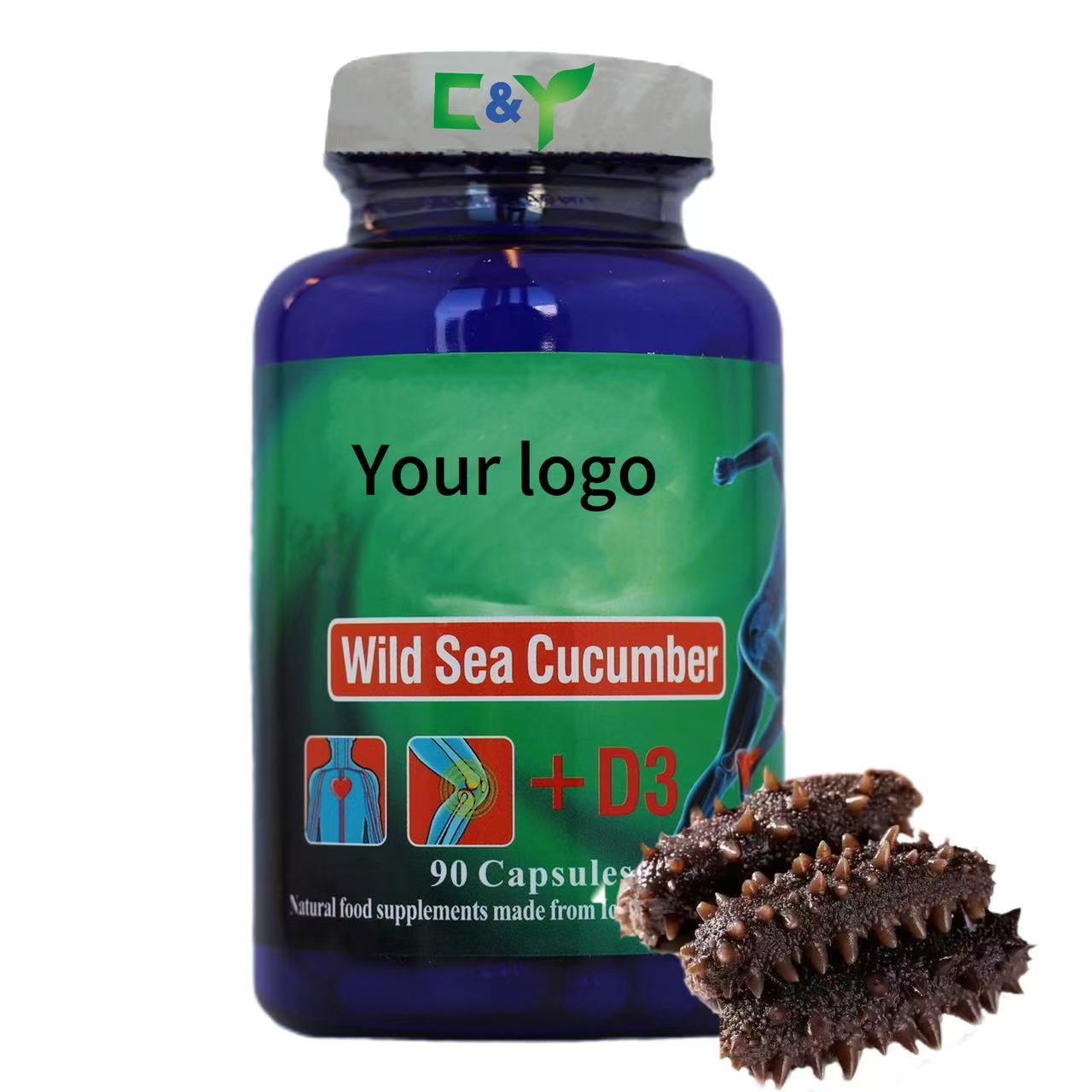 Health Sea Cucumber Peptides Sea Cucumber Extract Powder Polypeptide Peptide Sea Cucumber and oyster Peptide
