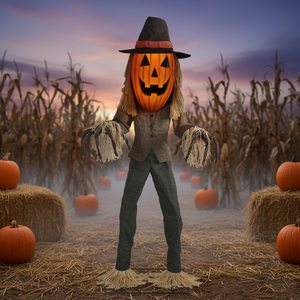 <span class=keywords><strong>Calabaza</strong></span> Eléctrica Gigante de Halloween con Sensor de Movimiento y Cuerpo Giratorio para Decoración de Casas Encantadas - Product Image 2