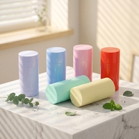 Contenant de déodorant rond vide, tube rechargeable pour cosmétiques