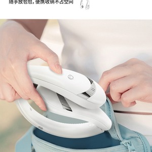 Neckband Portable Bladeless USB Rechargeable Cooling Fan Quiet Wireless Hands Free Foldable For <b>Outdoor</b> Use - Product Image 2