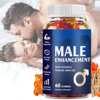 Gummies de Maca pour l'amélioration de la puissance masculine, stimulant de la libido pour adultes, bonbons gélifiés, supplément vitaminique à base de plantes, agrandissement masculin