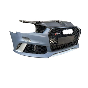 Le kit de carrosserie de remplacement en plastique ABS de haute qualité pour <span class=keywords><strong>Audi</strong></span> <span class=keywords><strong>RS6</strong></span> comprend un pare-chocs avant de style RS avec une installation facile au chrome - Product Image 5