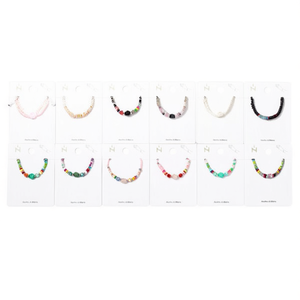 Pulsera de Cuentas Facetadas de Acero Inoxidable Hecha a Mano, Juego de 12 Piezas, Joyería de Moda - Product Image 2