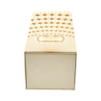 Emballage en papier créatif et luxueux pour le vin, boîte cadeau magnétique pliable pour un seul vin, nouveau design, impression en relief