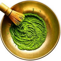 Sachet en papier kraft 50g pour poudre de matcha, manchon personnalisé, mélange de thé vert, commande en gros