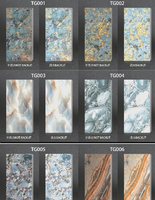 Panneau décoratif en porcelaine souple 3D, surface ciselée étoile et lune, texture en relief, léger, pour revêtement extérieur et intérieur