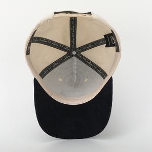 Оптовая продажа, Oem, логотип на заказ, высококачественные мужские вельветовые кепки с <span class=keywords><strong>5</strong></span> панелью, бейсболка с регулируемым ремешком, уличная Спортивная Кепка для папы - Product Image 6