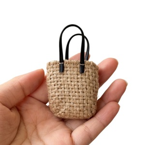 Bolso Universal Mini de Paja Tejida para Muñecas de 10cm-20cm, Zsiga OB24 1/6 BJD, Cesta de Mimbre Hecha a Mano para Muñecas de Peluche Labubu, Venta al por Mayor - Product Image 5