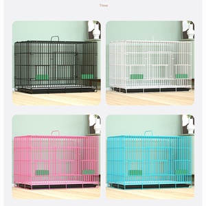 Grande <span class=keywords><strong>cage</strong></span> d'élevage intérieure pour lapins, en métal robuste, pliable, <span class=keywords><strong>avec</strong></span> motif, pour lapins bébés, type <span class=keywords><strong>cage</strong></span> de transport sécurisée <span class=keywords><strong>avec</strong></span> fermeture à bouton - Product Image 3