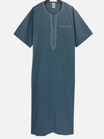 Thobes marocains pour hommes, Jubbah brodée, Abaya islamique unie, style arabe saoudien